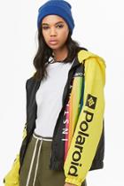 Forever21 Polaroid Logo Zip-front Windbreaker