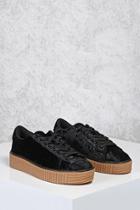 Forever21 Crushed Velvet Low-top Sneakers