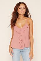 Forever21 Women's  Flounce-layered Cami