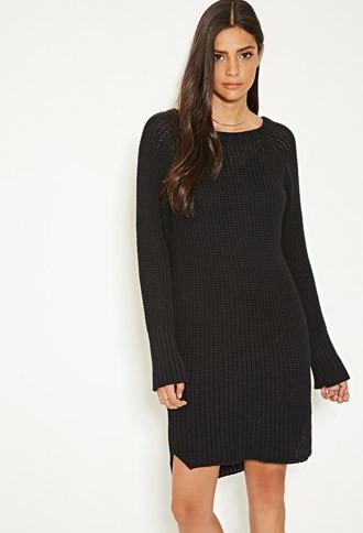 Forever21 Mlm Ribbed Knit Sweater Dress