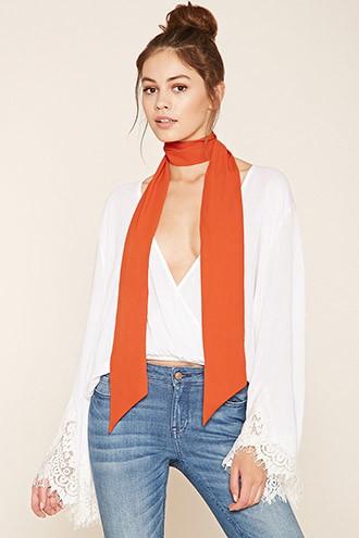 Forever21 Woven Skinny Scarf