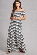 Forever21 Variegated Stripe Maxi Dress