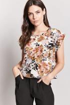 Forever21 Crepe Woven Floral Top