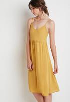 Forever21 Lace-up Back Midi Dress
