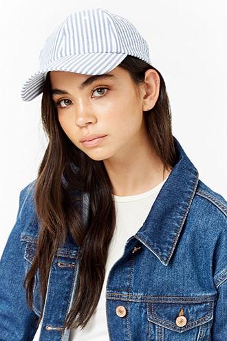 Forever21 Stripe Dad Cap