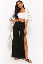 Forever21 Side-slit Wide-leg Pants