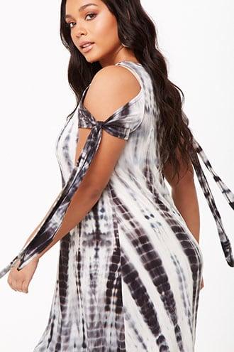 Forever21 Plus Size Tie-dye High-low Dress