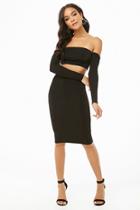 Forever21 Crop Top & Pencil Skirt Set