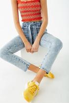 Forever21 High-rise Belted Jeans