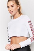 Forever21 Active Paradise Cropped Tee