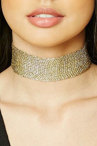 Forever21 Beaded Chain Choker