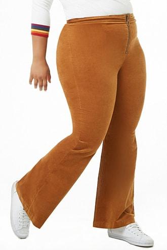 Forever21 Plus Size Corduroy Flare Pants