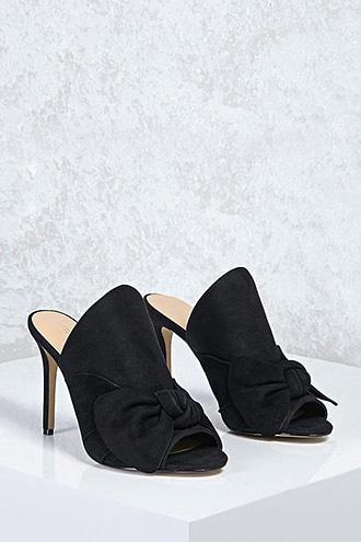 Forever21 Daya By Zendaya Suede Bow Heels