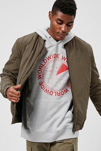Forever21 Quilted Lined Bomber Jacket