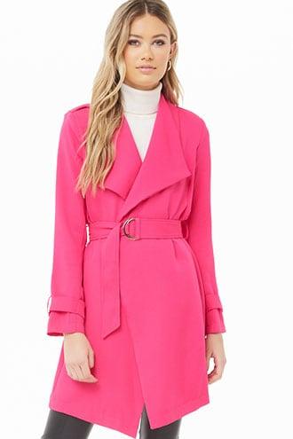 Forever21 Belted Wide-lapel Jacket