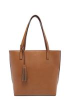 Forever21 Structured Faux Leather Tote