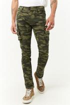 Forever21 Cain & Abel Camo Print Cargo Pants