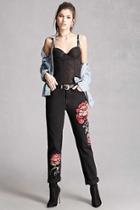 Forever21 Pixie And Diamond Floral Jeans