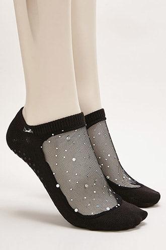 Forever21 Shashi Sequin Barre Socks