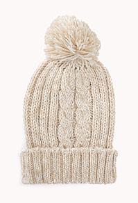 Forever21 Speckled Pom Pom Beanie