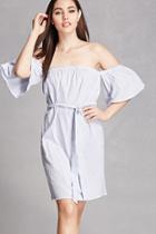 Forever21 Off-the-shoulder Gingham Dress