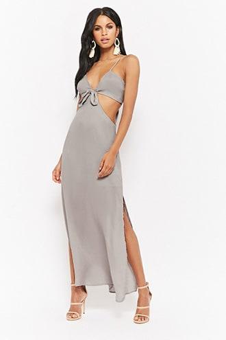 Forever21 Brushed Open Back Dress
