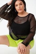 Forever21 Plus Size Fishnet Top