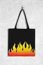 Forever21 Flame Graphic Tote