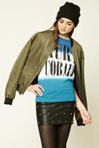 Forever21 Women's  Tie-dye Kurt Cobain Band Tee