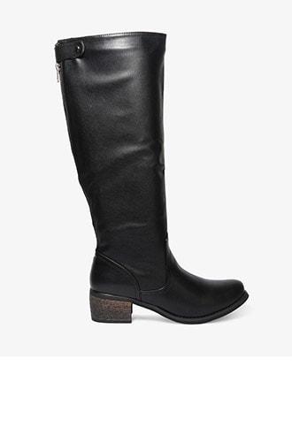 Forever21 Zip Back Boots