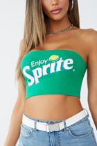Forever21 Sprite Graphic Tube Top