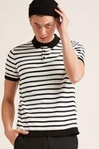 Forever21 Stripe Sweater-knit Polo