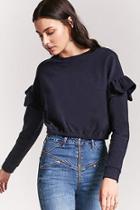 Forever21 Knit Ruffle Top