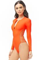 Forever21 Active Ladder Cutout One-piece Swimsuit