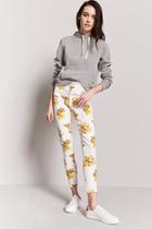 Forever21 Lemon Print High-waist Pants