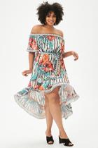 Forever21 Plus Size Printed High-low Dress
