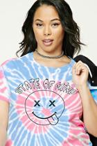 Forever21 Plus Size Tie-dye Graphic Tee