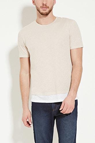 Forever21 Contrast-hem Tee