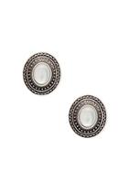 Forever21 Etched Faux Stone Studs