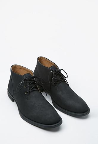 21 Men Faux Suede Chukkas