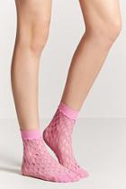 Forever21 Fish Net Crew Socks