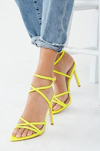 Forever21 Braided Stiletto Heels