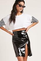 Forever21 Honey Punch Faux Leather Skirt