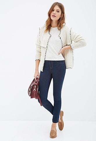 Forever21 Flat-front Skinny Jeans
