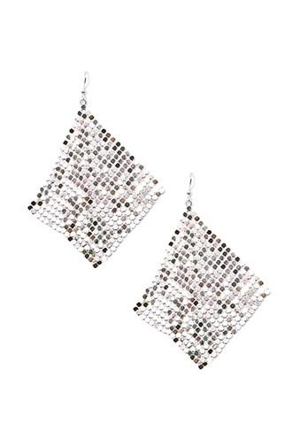 Forever21 Chainmail Mesh Drop Earrings