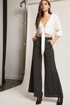 Forever21 Pinstripe Flared Pants