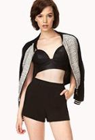Forever21 Daring Faux Leather Crop Top