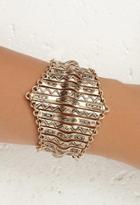 Forever21 Tribal-inspired Bar Bracelet (antic Gold)