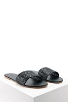 Forever21 Faux Leather Slip-on Sandals
