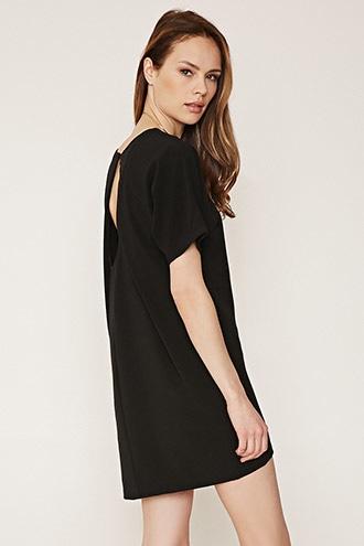 Forever21 Contemporary Vented-back Shift Dress